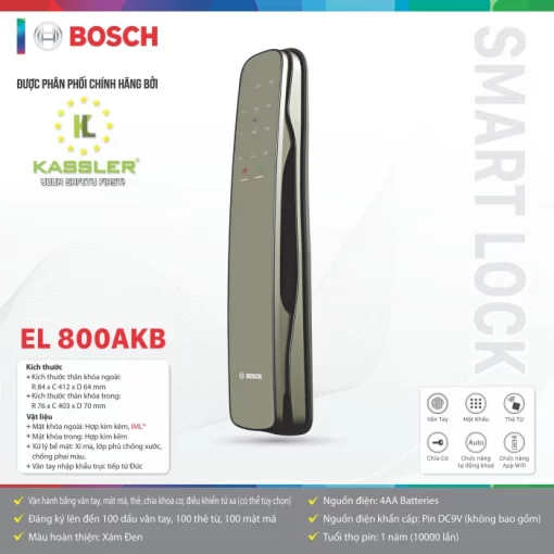 Khoá điện tử Bosch EL800AKB